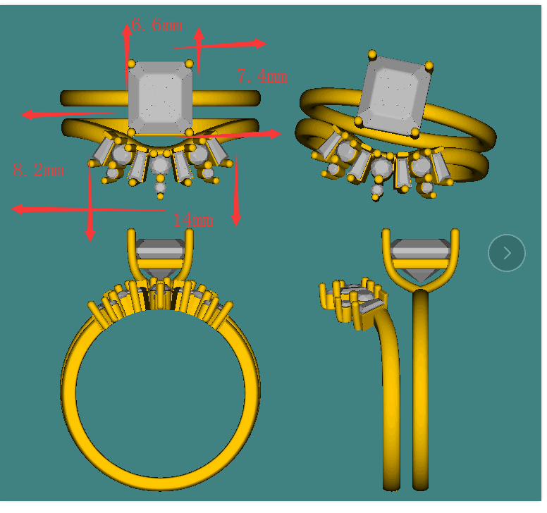 Custom Diamond Wedding Bands - Lord of Gem Rings