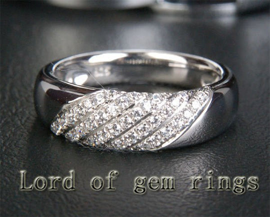 .36ctw Diamond Ring Wedding Band in 14K White Gold