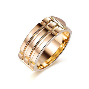 Engravable Atlantis Rings Egyptian Ring Protection Ring Healing Ring for Men in 14K Gold-9mm - Lord of Gem Rings