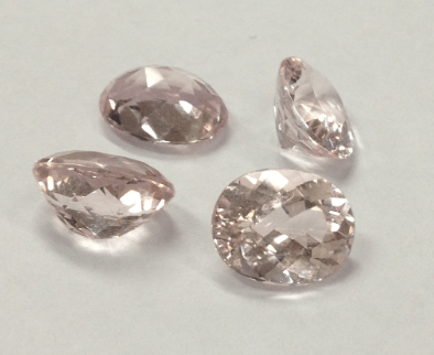 Morganite loose stones, for custom Engagement or Wedding Ring with accent diamonds or gemstones - Lord of Gem Rings