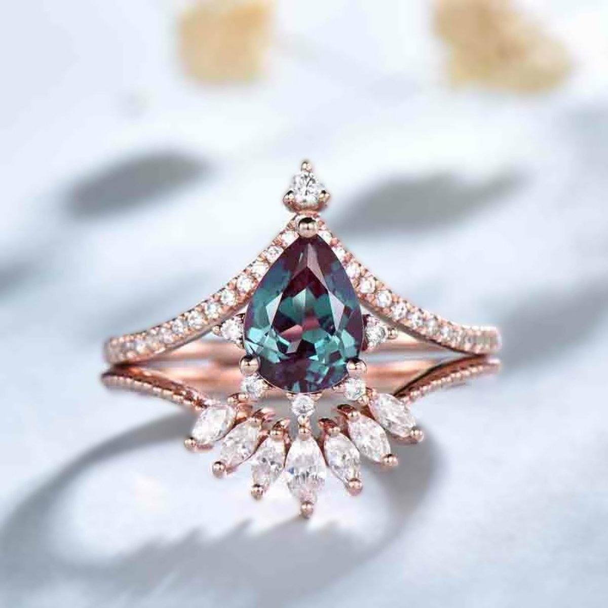 Custom Alexandrite Engagement Rings | Lord of Gem Rings