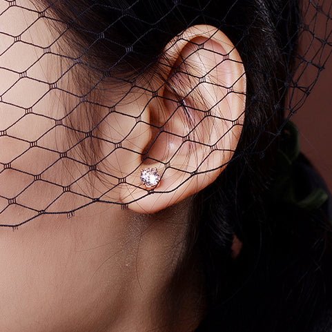 1.65CT Pink Tourmaline Stud Earrings 18K Gold - Lord of Gem Rings