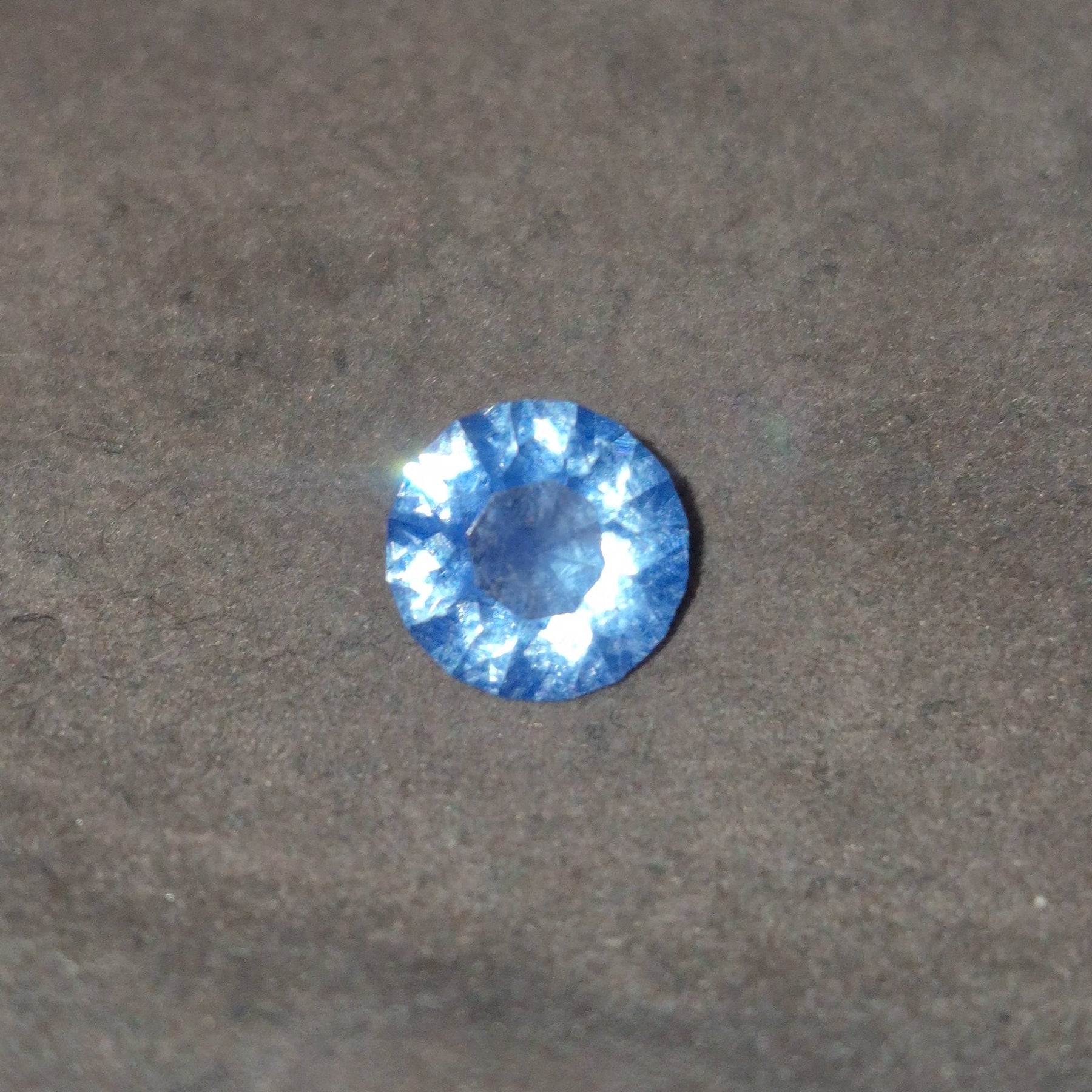 Custom 8mm Round Semi Mount Ring 14K White Gold