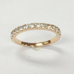 Reserved for  Margaret,Custom Aquamarine Wedding/Anniversary Ring 3/4 Eternity White Gold - Lord of Gem Rings - 5