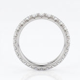 Custom Eternity Diamond Wedding Band 14K Gold