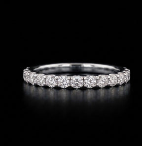 Custom Eternity Diamond Wedding Band 14K Gold