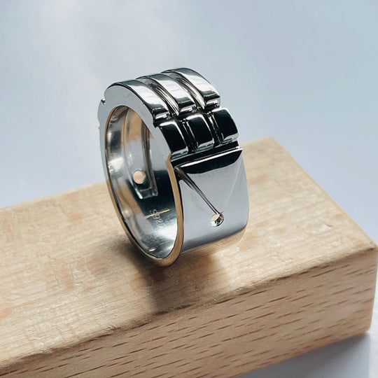 Atlantis Ring – 9mm 10K Solid Gold Egyptian Protection & Healing Band, Unisex Jewelry