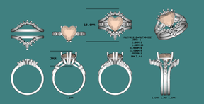 Custom Contour Bands in 10k Yellow for SC - Lord of Gem Rings