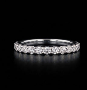Custom Eternity Diamond Wedding Band 14K Gold - Lord of Gem Rings