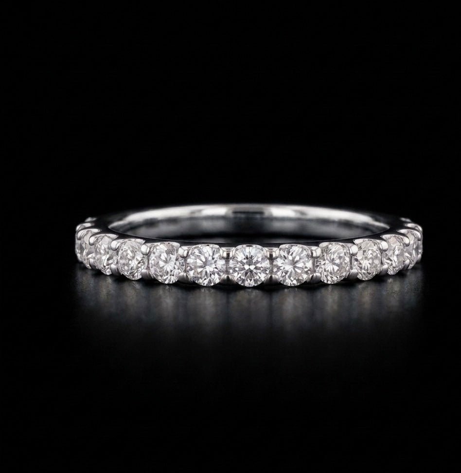 Custom Eternity Diamond Wedding Band 14K Gold - Lord of Gem Rings