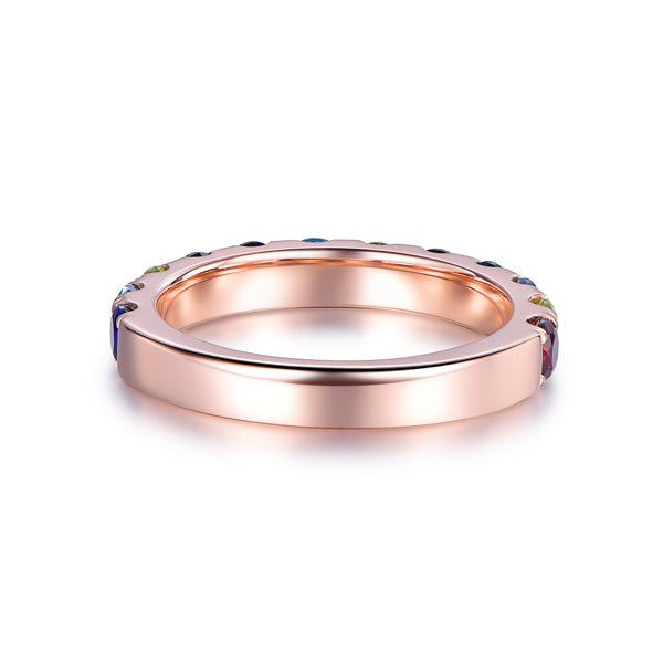 Rose Gold 14k Gold Mothers Ring Customizable Mother's Ring Natural
