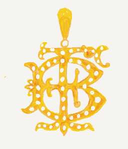 Diamond  18K Yellow Gold Pendant Farm 19mm