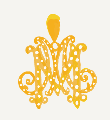 Diamond  18K Yellow Gold Pendant MM 32mm