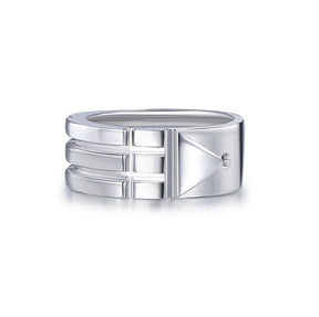 Engravable Atlantis Rings Egyptian Ring Protection Ring Healing Ring for Men in 14K Gold-9mm - Lord of Gem Rings