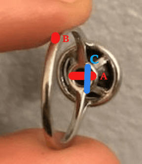 How to custom make matching Forever-Together Ring Guard for your own ring - Lord of Gem Rings