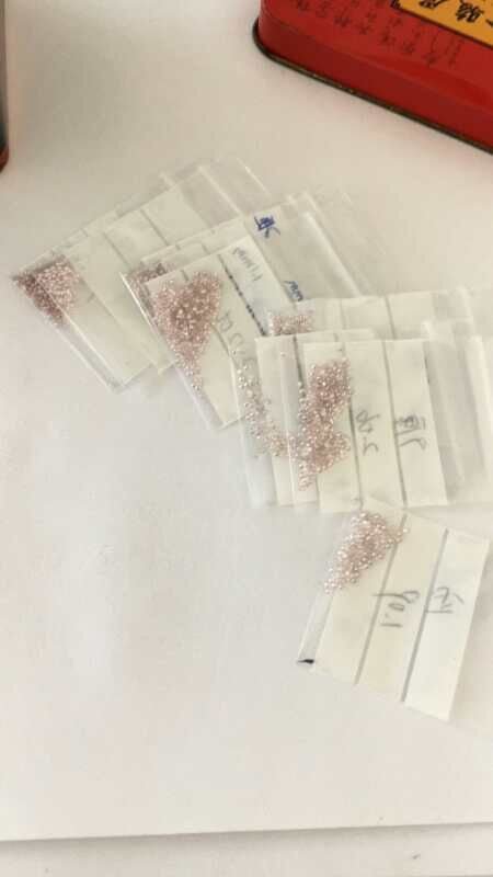 loose pink diamonds