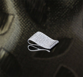 Natural Round Cut 1.32ct Diamonds Solid 14k White Gold Pave Pendant For Necklace - Lord of Gem Rings