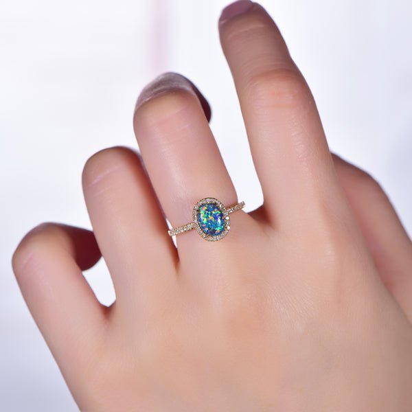 Custom Opal Rings