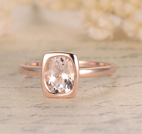 Reserved for AAA Custom 14K Rose Gold Semi Mount Ring Bezel - Lord of Gem Rings