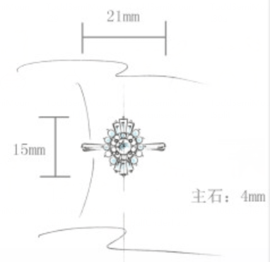 Reserved for AAA Custom Semi Mount RIng Baguette and Round CZ Halo 10K Yellow Gold 4mm - Lord of Gem Rings