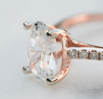 Reserved for AAA Diamond Semi Mount Ring Plain Gold half under halo cathedral Oval - Lord of Gem Rings