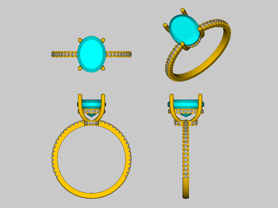 Reserved for AAA  Oval Morganite Engagement Ring 14K Rose Gold