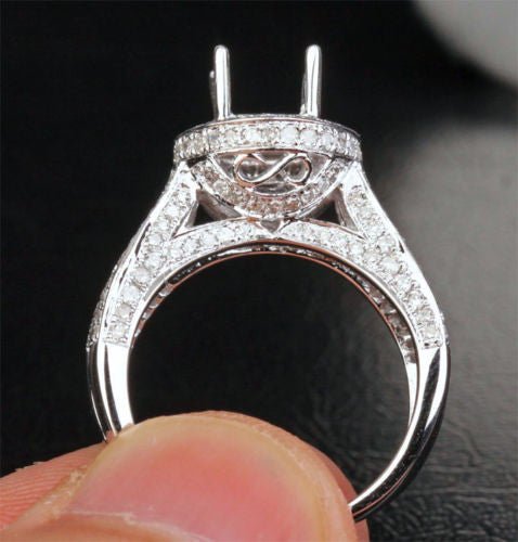 Reserved for adadyan2012 , Custom Semi Mount Ring for Round - Lord of Gem Rings