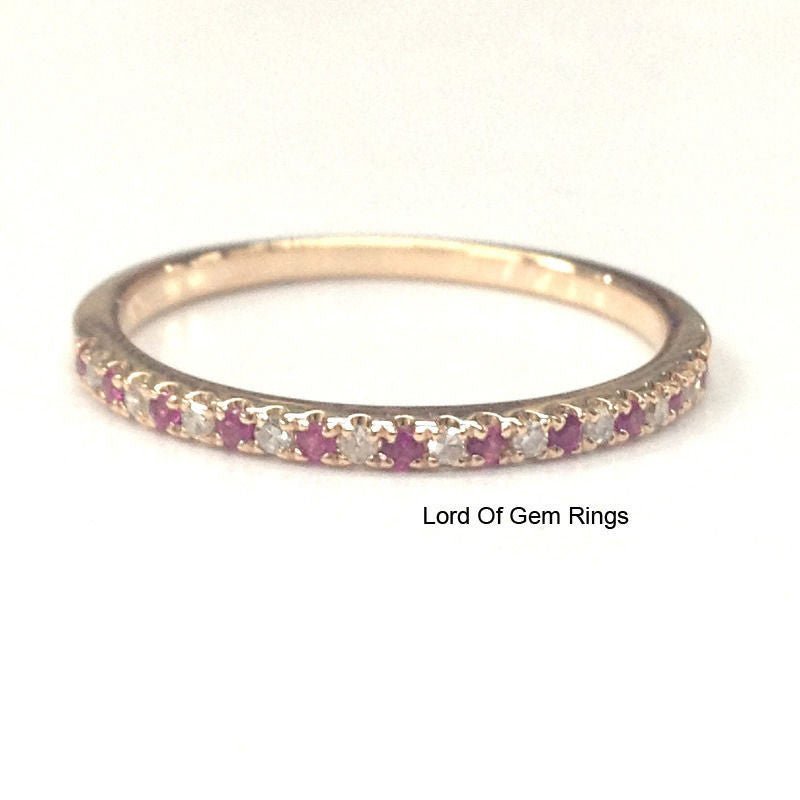 Reserved for adarakjian32048,Custom Made Ruby&Damond Wedding Ring,Size 10 - Lord of Gem Rings