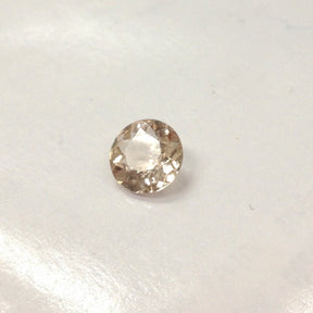 Reserved for Amanda, Round Morganite Engagement Ring Pave Diamond 14K Yellow Gold Side/Under Gallery - Lord of Gem Rings