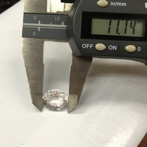 Reserved for Amy Custom Made Oval White Morganite Ring, unheated, SKU:ov25.14-1.275.05 - Lord of Gem Rings