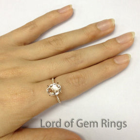 Reserved for Amy Custom Made Oval White Morganite Ring, unheated, SKU:ov25.14 - 1.275.05 - Lord of Gem Rings