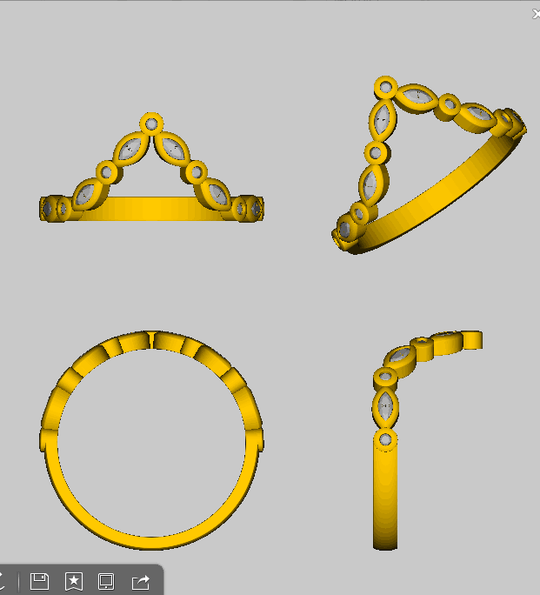 Reserved for beezbekah  Marquise & Round Diamond Wedding Band Chevron Eternity Anniversary Ring 14K White Gold