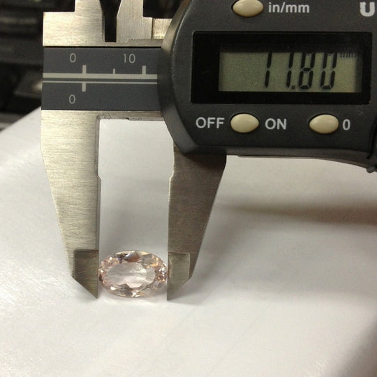 Reserved for Ceara Oval  Morganite Engagement Ring Pave Diamond Halo 14K White Gold 8x12mm