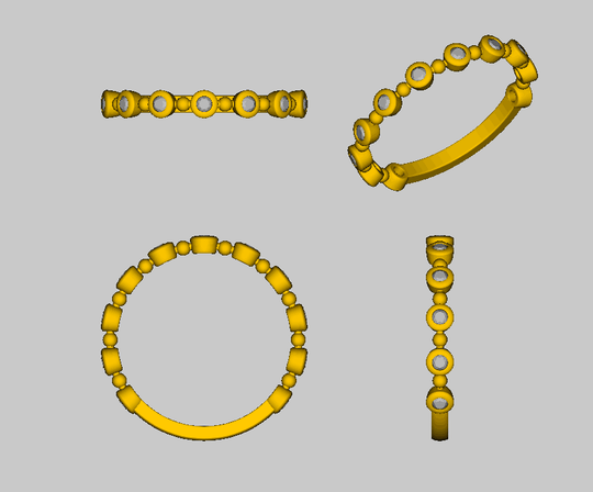 Reserved for Christine Moissanite Wedding Band 14K White Gold