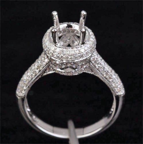 Reserved for cmwsmw, Custom made Semi Mount for 0.7ct Round Diamond - Lord of Gem Rings