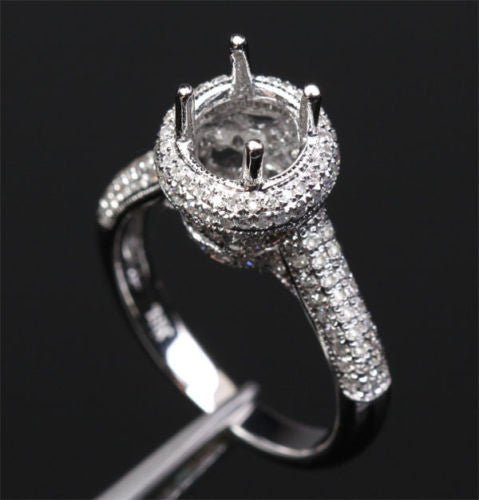 Reserved for cmwsmw, Custom made Semi Mount for 0.7ct Round Diamond - Lord of Gem Rings