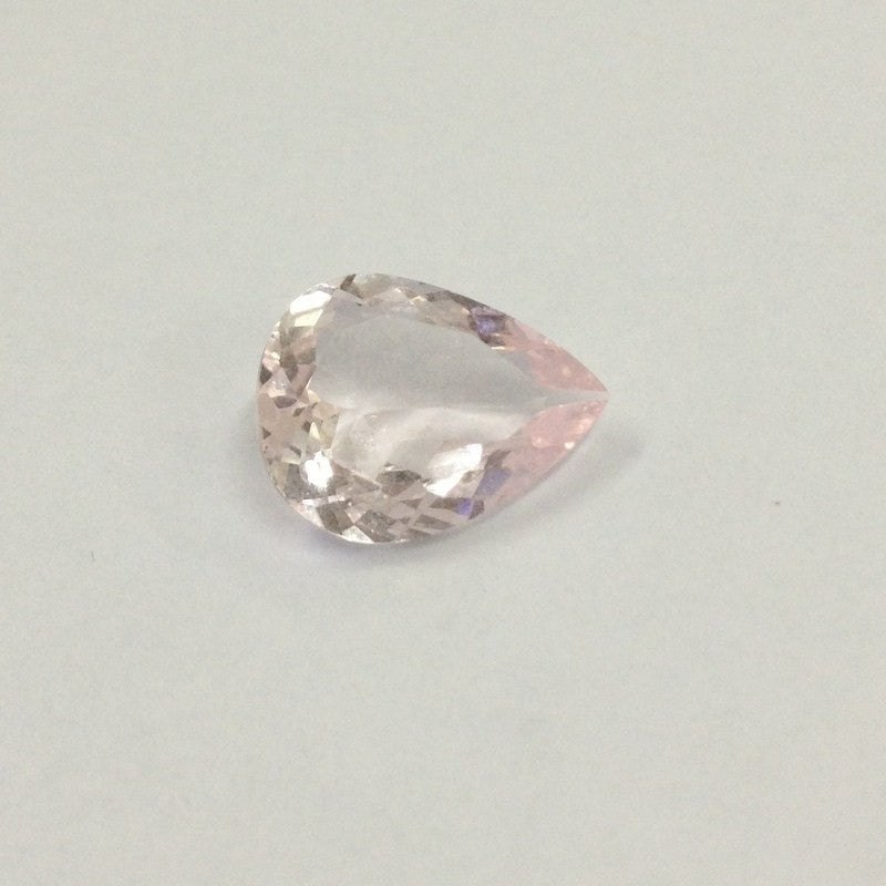 Reserved for cshelburn Custom Pear Morganite Engagement Ring Bridal 14K White Gold - Lord of Gem Rings