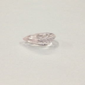 Reserved for cshelburn Custom Pear Morganite Engagement Ring Bridal 14K White Gold - Lord of Gem Rings
