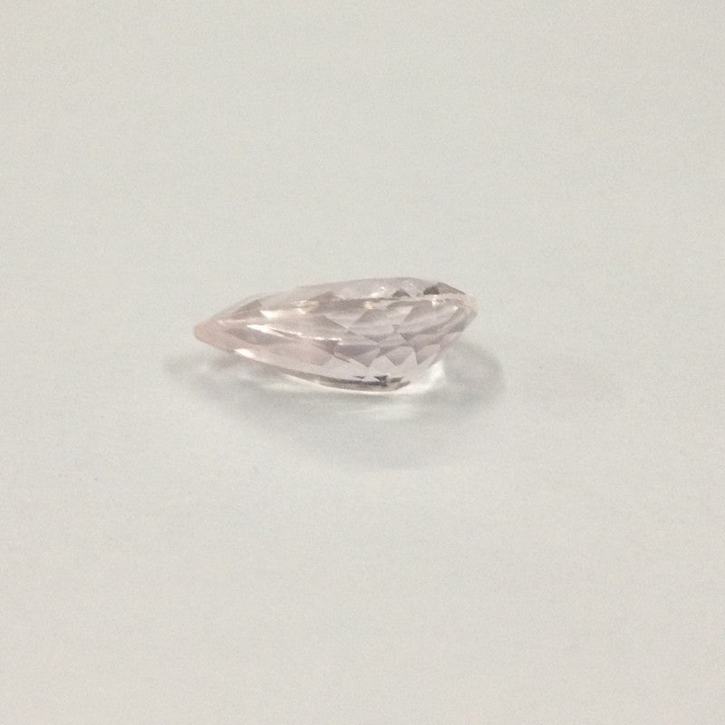 Reserved for cshelburn Custom Pear Morganite Engagement Ring Bridal 14K White Gold - Lord of Gem Rings