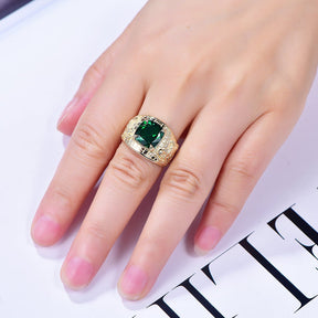 Reserved for David - Custom Dragon & Lion Crest Ring Gold - Lord of Gem Rings