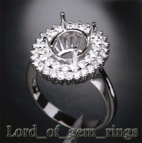 Reserved for donid46, Custom Semi Mount Ring for Oval - Lord of Gem Rings