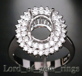 Reserved for donid46, Custom Semi Mount Ring for Oval - Lord of Gem Rings