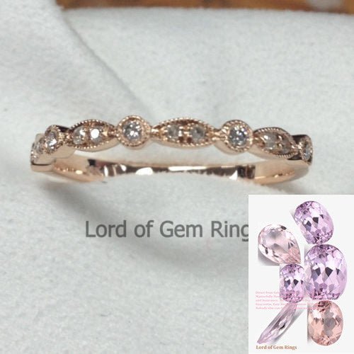 Reserved for elewyckyj Pave Diamond Wedding Ring 10K Yellow Gold - Lord of Gem Rings