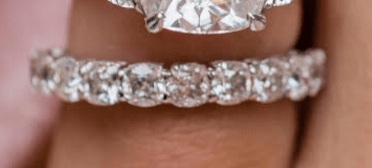 Reserved for Eva 3mm Cushion Moissanite Trellis Wedding Band Half Eternity1 4K Rose Gold