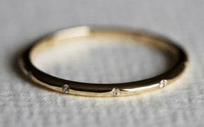 Reserved for fry Moissanite Wedding Band Eternity Ring 14K White Gold - Lord of Gem Rings