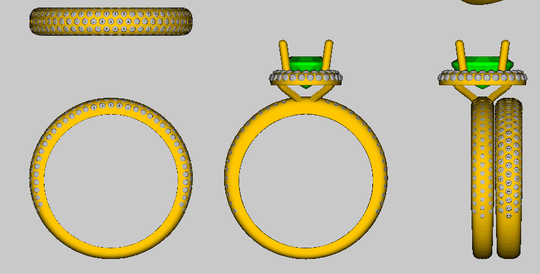 Reserved for Ian,  1st payment, Custom Matching Band for Oval Moissanite Engagement Ring