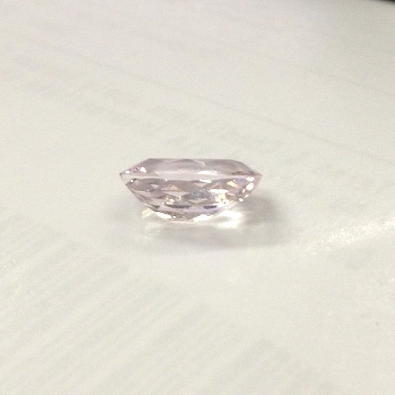 Reserved for iceandrea888 Cushion Morganite Engagement Ring 14K White Gold - Lord of Gem Rings