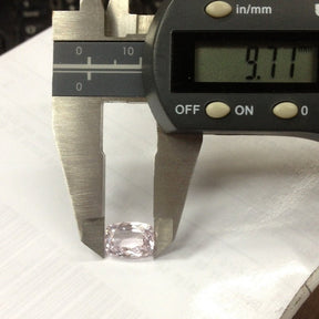Reserved for iceandrea888 Cushion Morganite Engagement Ring 14K White Gold - Lord of Gem Rings