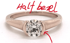Reserved for IL- 3ct Natural Cushion Morganite Engagement Ring East-West Setting 14K Rose Gold - Lord of Gem Rings