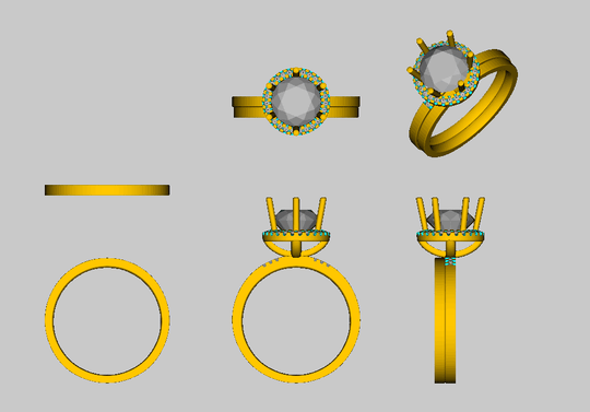 Reserved for  indygirl6 8mm Round Morganite Engagement Ring Bridal set 14K Rose Gold